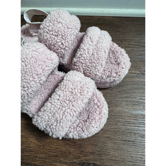 UGG Women's Oh Fluffita Sandals Rose Grey - Picture 7 of 8